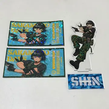 SAKAMOTO DAYS 아사쿠라 신 BIG 아크릴 스탠드 티켓풍 카드