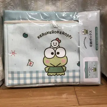 케로케로케로피 뚜껑 포함 수납 박스 보관 케이스 소품함 백 산리오