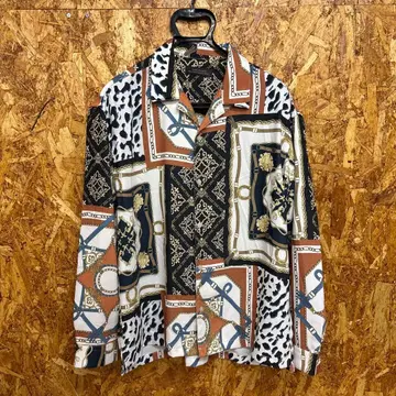 NANO UNIVERSE 패턴 셔츠 긴팔