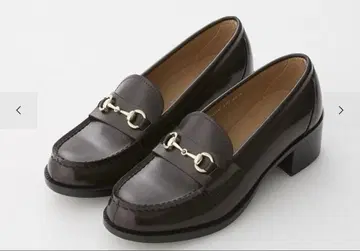 HARUTA 힐업 비트 로퍼 #477 다크 브라운 24.5