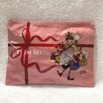 쿠로야나기 테츠코 라미네이티드 트래블 파우치