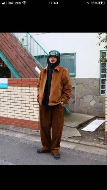 24AW [미사용 새상품] CALEE 칼리 코듀로이 셋업 M