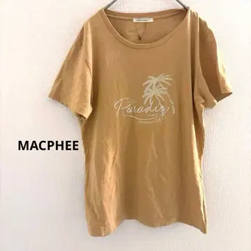 MACPHEE 맥피 T셔츠 TOMORROWLAND 베이지 오렌지