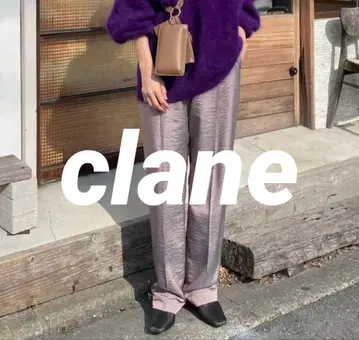 CLANE 글로스 스칼라 테이퍼드 팬츠 사이즈 0