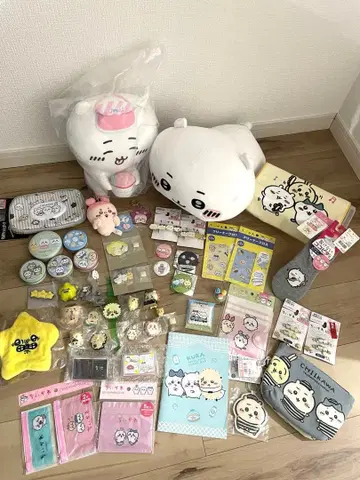 치이카와 (먼작귀) 캐릭터 굿즈 묶음 판매 Big 봉제 인형 잡화 세트