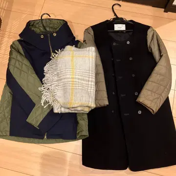 머플러 코트 점퍼