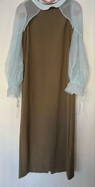 many ribbon organdy dress set