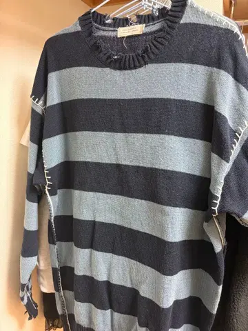 [ nico and - JEANS ] 데미지 스웨터