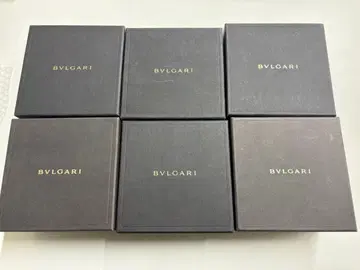 불가리 시계 시계 빈 박스 6개 세트
