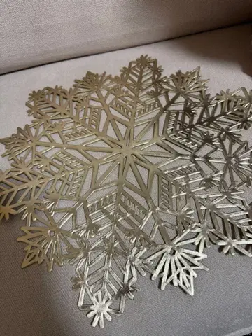 눈꽃 디자인 런천매트 23개 크리스마스 결혼식