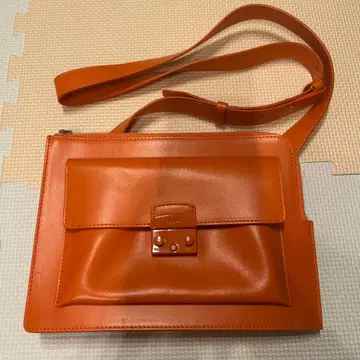 FURLA 오렌지 숄더백 사용설명서 포함