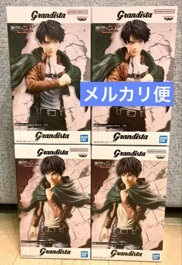 [미개봉 새상품] Grandista 진격의 거인 엘렌 리바이 피규어 4개