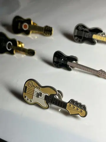 쇼와 레트로 ALFEE 기타 핀 배지 세트 희귀 레어