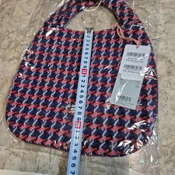 택 포함 새상품 Masaki Kyoko 핸드백 울코튼 하운드투스