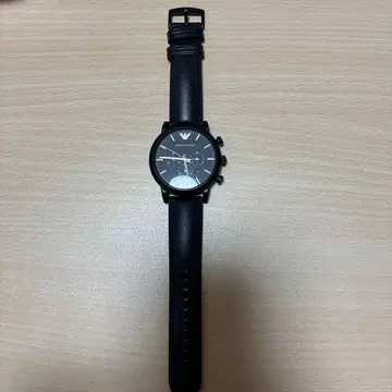 EMPORIO ARMANI 크로노그래프 블랙