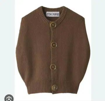 [ INSCRIRE/아스클레 ] Egg Cardigan: 니트 가디건