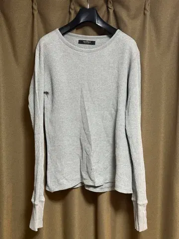 narifuri NF1068 써멀 롱 티셔츠 화이트 코튼 100%