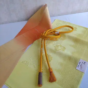 새상품 오비 장식 천, 허리띠, 다테에리 세트