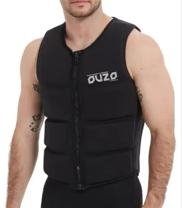 [미사용] MORGEN SKY 구명 조끼 CE 인증 남녀 공용 블랙