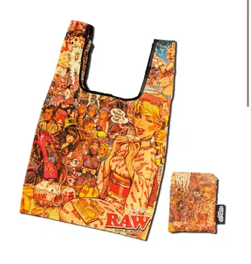 RAW x Rockin'Jelly Bean' 접이식 에코백