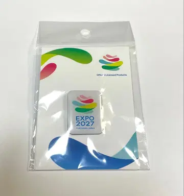 요코하마 Expo2027 국제원예박람회 핀 배지 로고