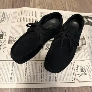 Clarks 워터프루프 왈라비 블랙 24.5