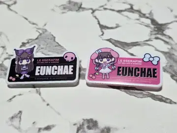 르세라핌 아크릴 네임 배지 홍은채 멜로크로