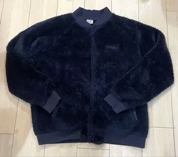 Champion 플리스 보아 자켓 네이비