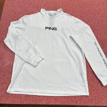[ 새상품 ] PING 하이넥 티셔츠 모크넥 LL 긴팔 셔츠 핑