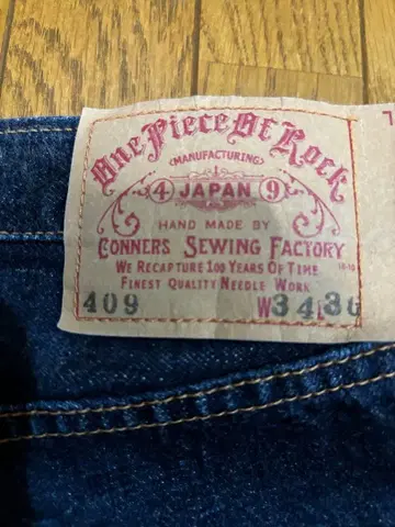새상품급 원피스 오브 록 409 M-66 청바지 W34