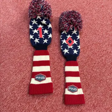 PING 핑 골프헤드커버 블루 계열 DR x 1 FW x 1