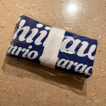 치이카와 산리오 캐릭터즈 에코백 슈퍼마켓 모두 블루