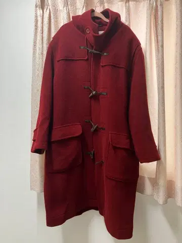 스코틀랜드제 더플 코트 남성용 L 사이즈