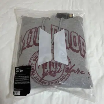 BTS MID DROP 후디 그레이