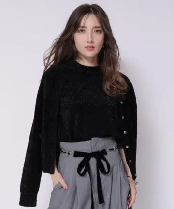 [완판템] Apuweiser-riche 샤이니 벨로아 터치 가디건