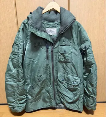 AVIREX 밀리터리 자켓 L 그린
