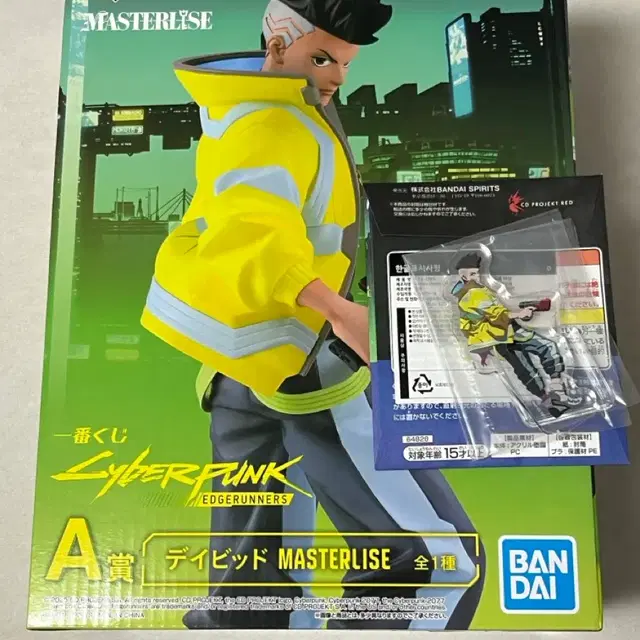 미개봉) 제일복권 사이버펑크 a상 데이비드+데이비드 아크릴 스탠드