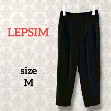 렙심 [ M ] 턱 테이퍼드 팬츠 허리밴딩 하이웨스트 오피스