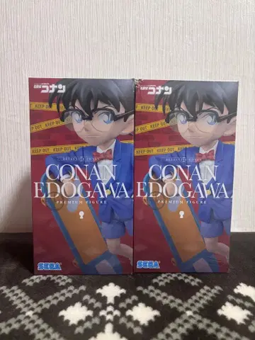 명탐정 코난 프리미엄 피규어 코난 에도가와 2점