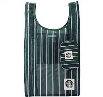 대만 한정판 스타벅스 에코백 다크 그린 스벅
