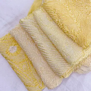 6827 옐로우 컬러 전통 오비 장식 천 모음 세트 리메이크용 쥐기