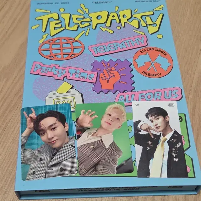 세븐틴 BSS Teleparty 앨범 개봉반