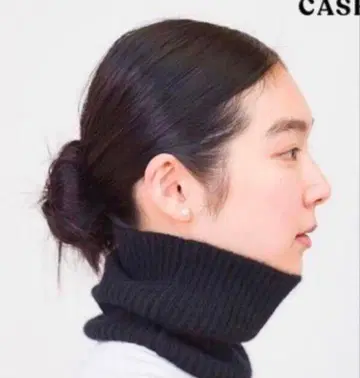 auralee 스타일리스트 소장품 넥워머 블랙 오라리