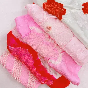 6831 오비 올림 정리 세트 리메이크용 부분  핑크 계열 스카이블루