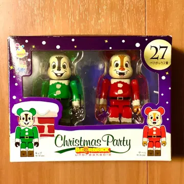 [ 새상품 미사용 ] BE@RBRICK 베어브릭 크리스마스 칩과 데일