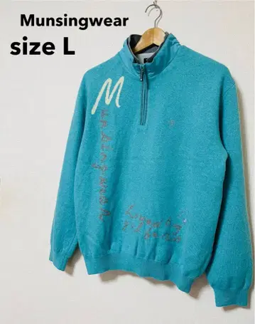 먼싱웨어 스웨터 남성용 골프웨어 L 7131 안감 부착