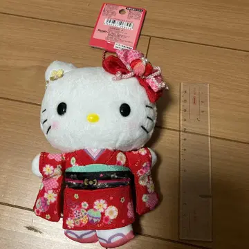 헬로키티 기모노 봉제 인형