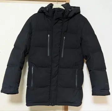 엑스쉘터 (R) 단열 알파 프리미엄 기가퍼프 다운 코트 블랙 L