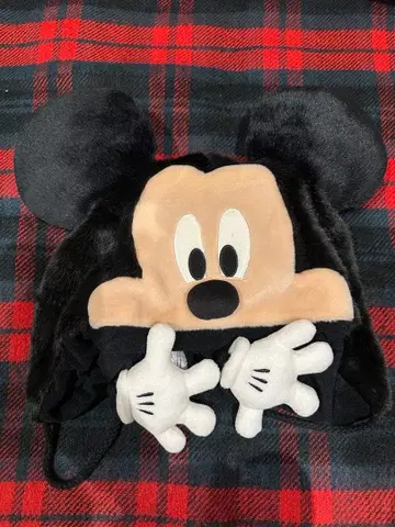 미키마우스 플리스 캡