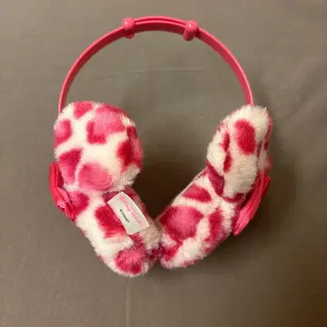 디즈니 미니 레오파드 무늬 귀도리